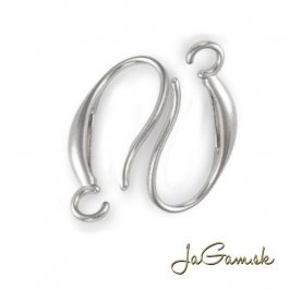 Náušnicové zapínanie 19mm chirurgická oceľ, 2ks (CH1702)